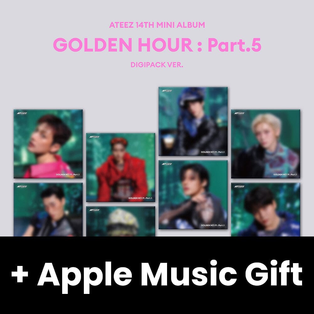 ATEEZ golden hour Part.5 AppleMusic 特典 ATEEZ - GOLDEN HOUR : PART.5 (DIGIPACK VER.) + Apple Music Gift