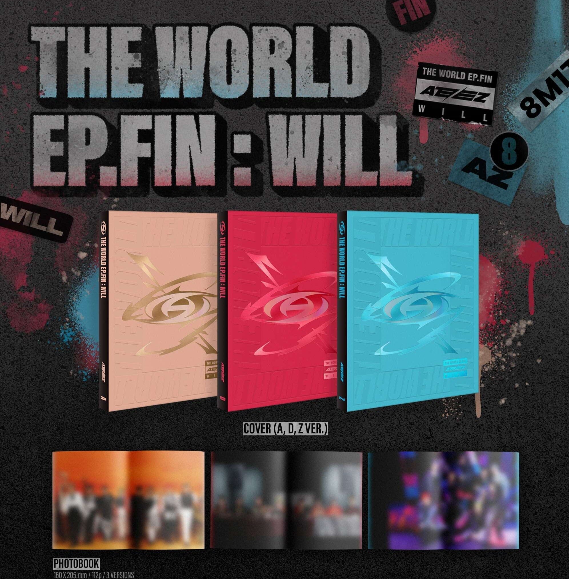 ATEEZ - THE WORLD EP.FIN : WILL (2ND FULL ALBUM) LUCKY GIFT EVENT