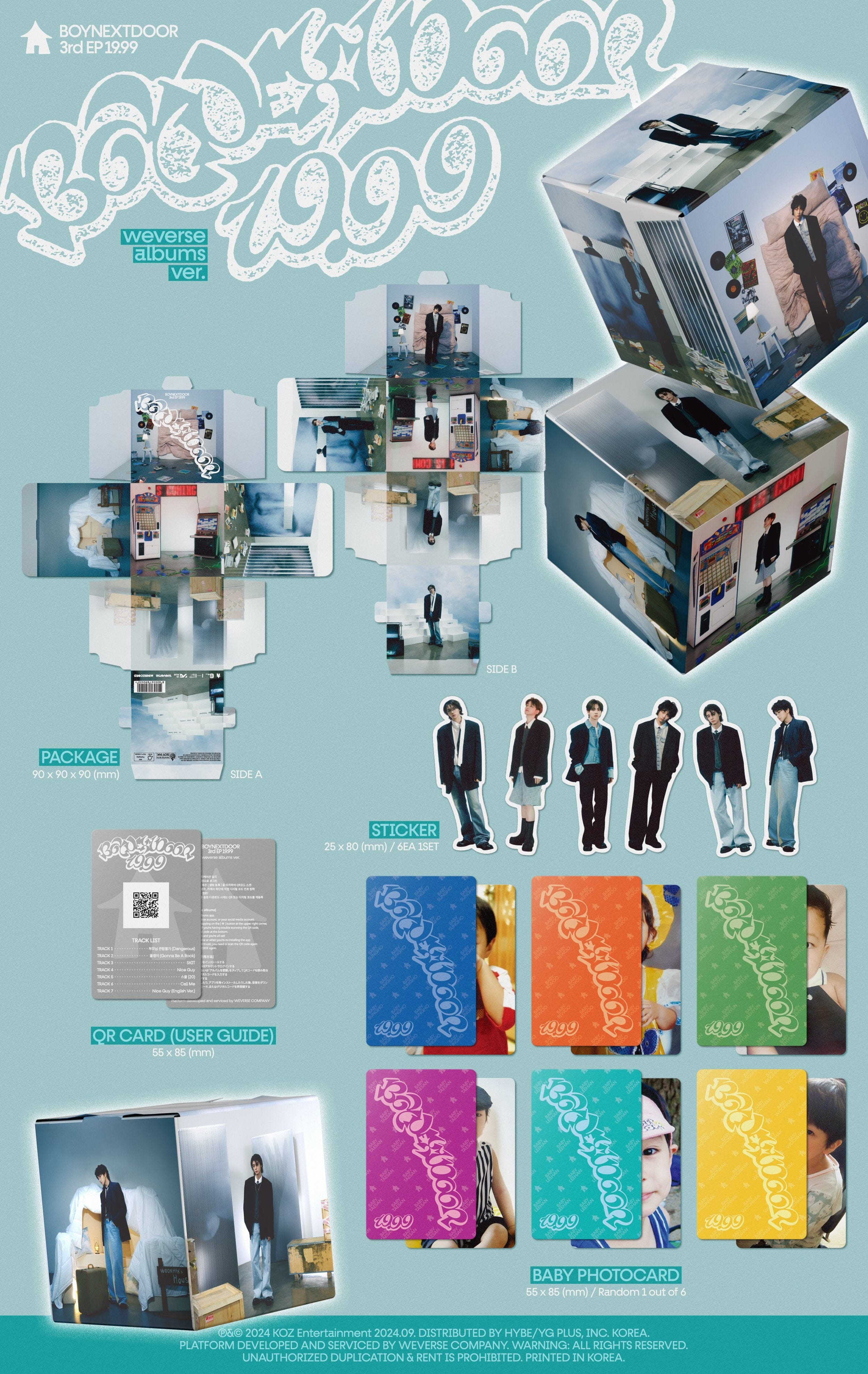 BOYNEXTDOOR - 19.99 (3RD EP) WEVERSE ALBUMS VER.