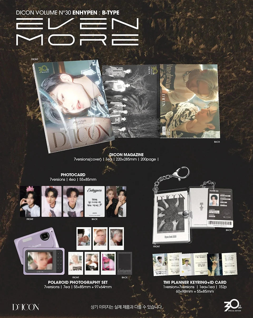 ENHYPEN - DICON VOLUME Nº30 (3OTH SPECIAL EDITION) + Weverse Gift Nolae