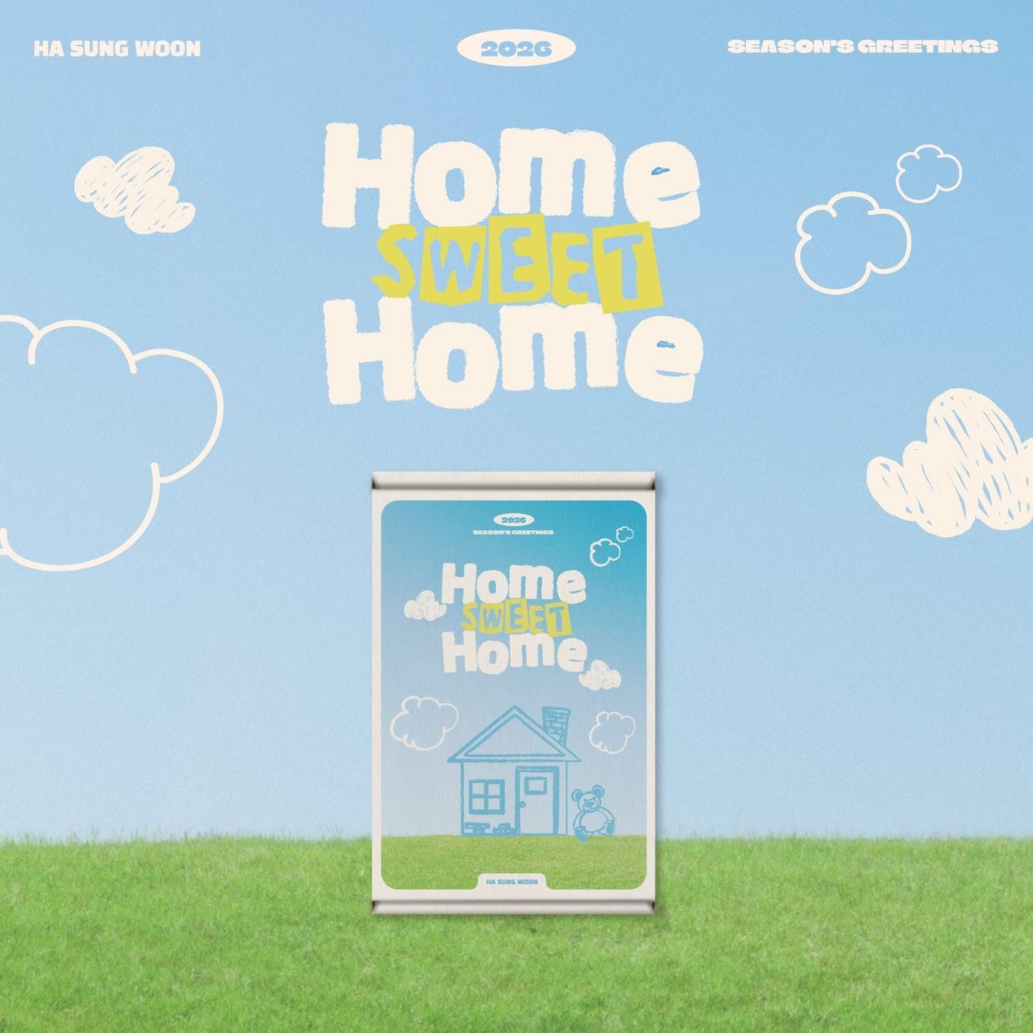 HA SUNG WOON - 2026 SEASON'S GREETINGS (HOME SWEET HOME) + Extra Photocard Nolae