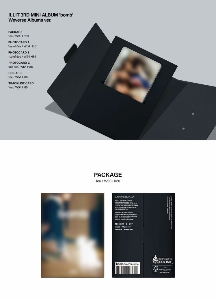 ILLIT - BOMB (WEVERSE ALBUMS VER.) Nolae