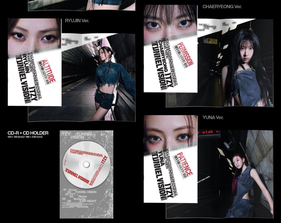 ITZY - TUNNEL VISION (MEMBER VER.) Nolae