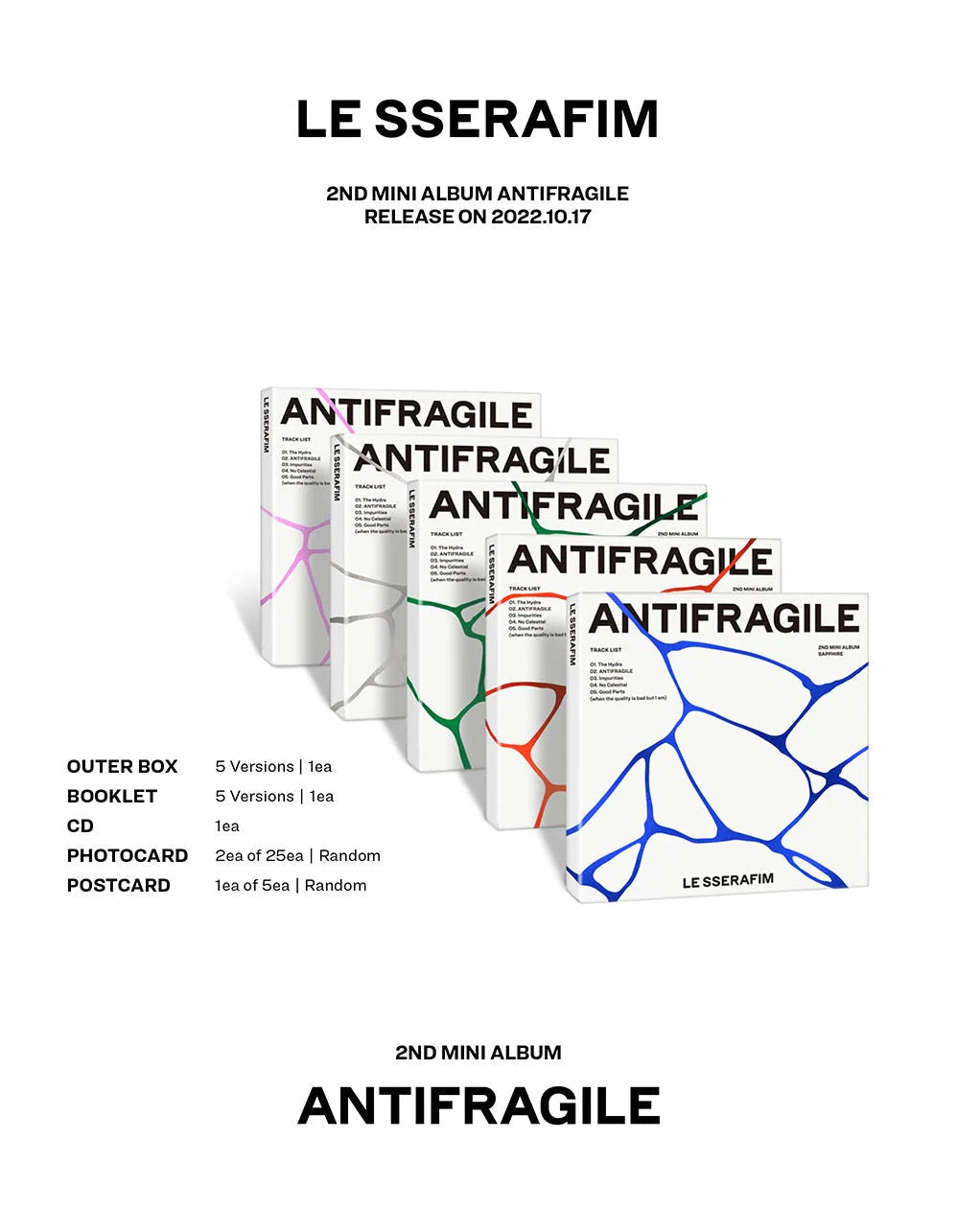 LE SSERAFIM - ANTIFRAGILE (COMPACT VER.)