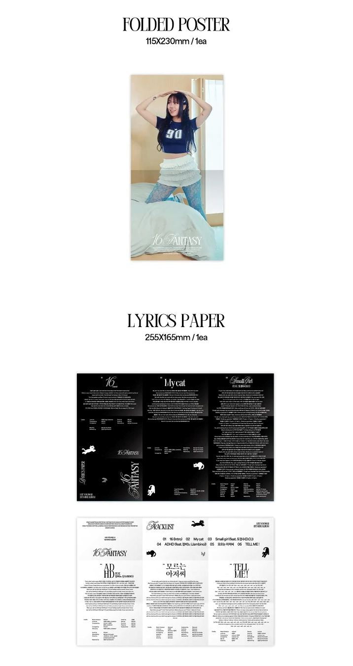 LEE YOUNG JI - 16 FANTASY (1ST MINI ALBUM) JEWEL VER.