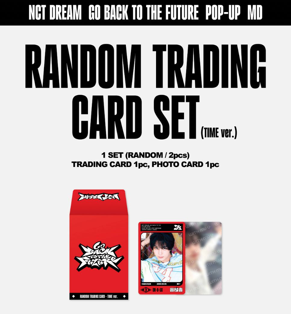 NCT DREAM - RANDOM TRADING CARD SET (GO BACK TO THE FUTURE POP-UP MD) Nolae