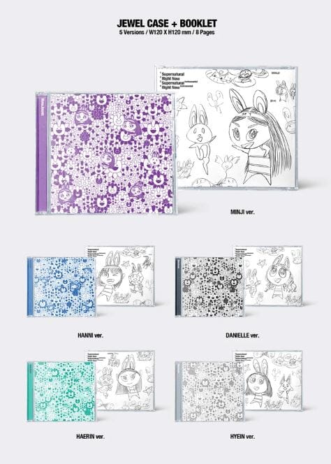 NEWJEANS - SUPERNATURAL (CROSS BAG VER.) + Apple Music Photocard