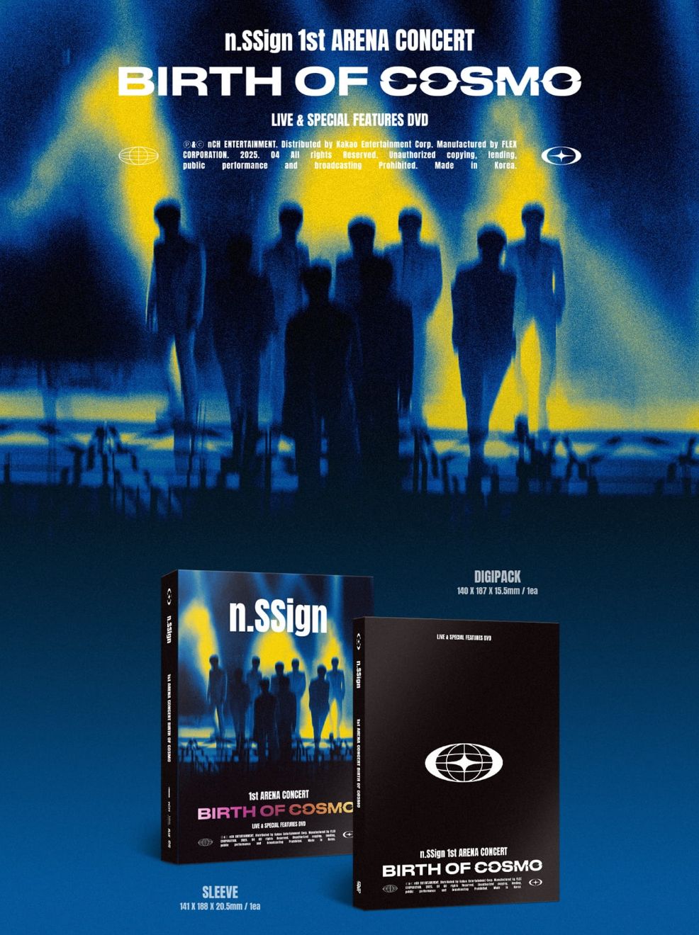 N.SSIGN - 1ST ARENA CONCERT 'BIRTH OF COSMO' LIFE & SPECIAL FEATURES DVD Nolae