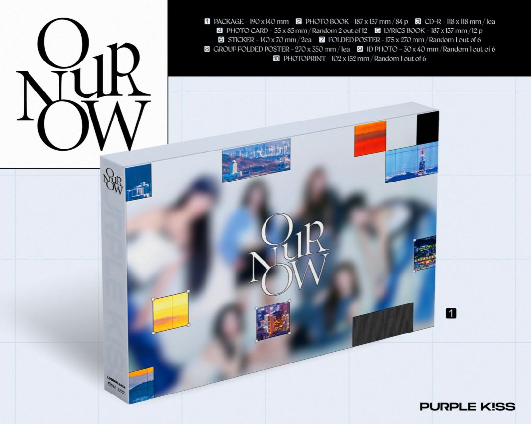 PURPLE KISS - OUR NOW (1ST ENGLISH ALBUM) Nolae