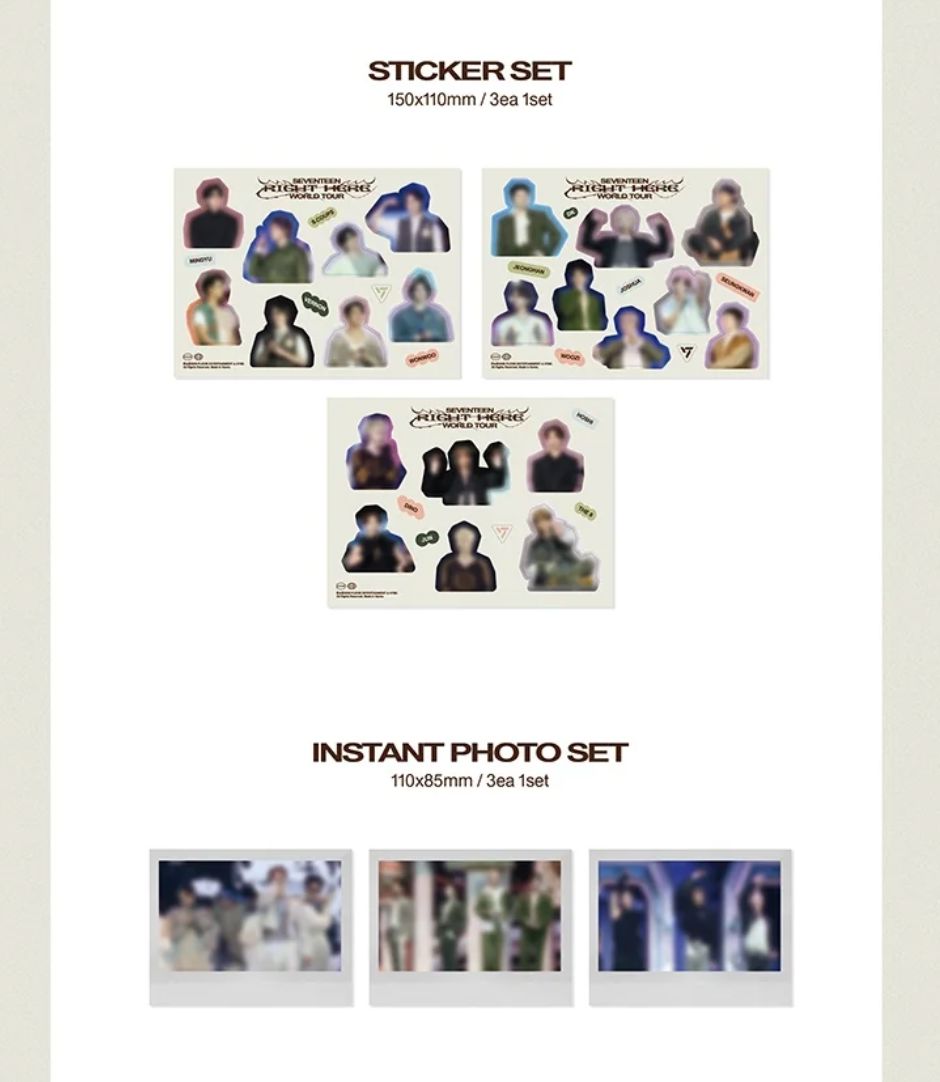 SEVENTEEN - RIGHT HERE WORLD TOUR + Weverse Gift Nolae