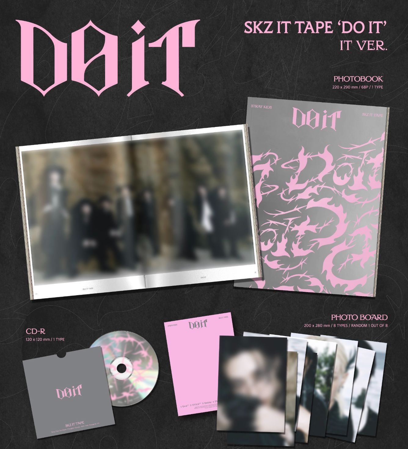 STRAY KIDS - DO IT (IT VER.) + Withmuu Photocard Nolae