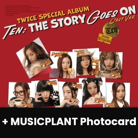 TWICE - TEN : THE STORY GOES ON (CAST VER.) + MUSICPLANT PHOTOCARD Nolae