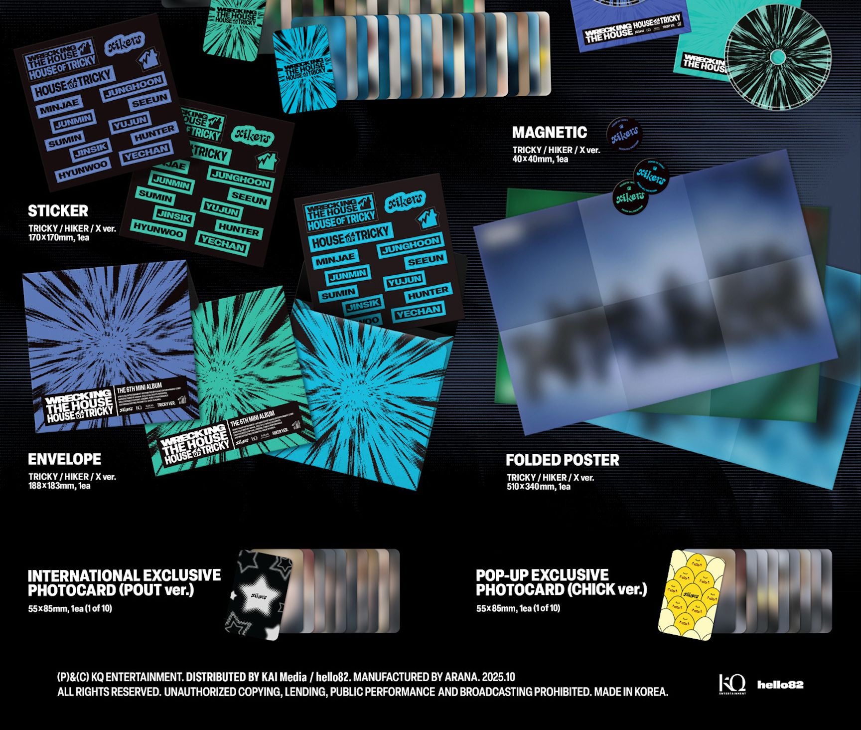 XIKERS - HOUSE OF TRICKY : WRECKING THE HOUSE (POP-UP EXCLUSIVE) Nolae