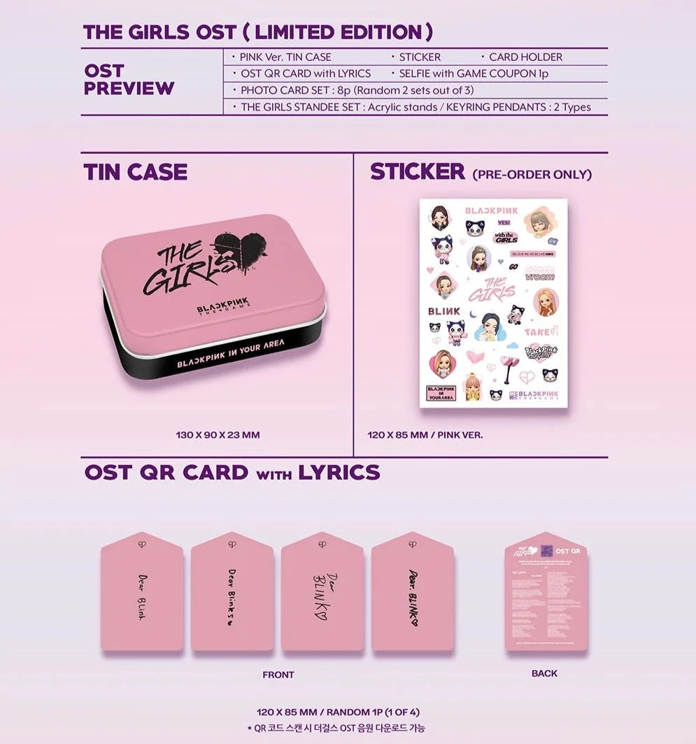 BLACKPINK - THE GAME O.S.T (Limited Stella Edition)