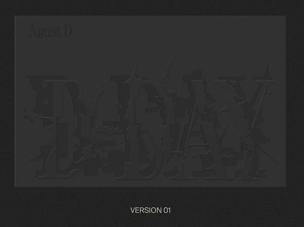 BTS SUGA (Agust D) - D-DAY (1ST SOLO ALBUM)