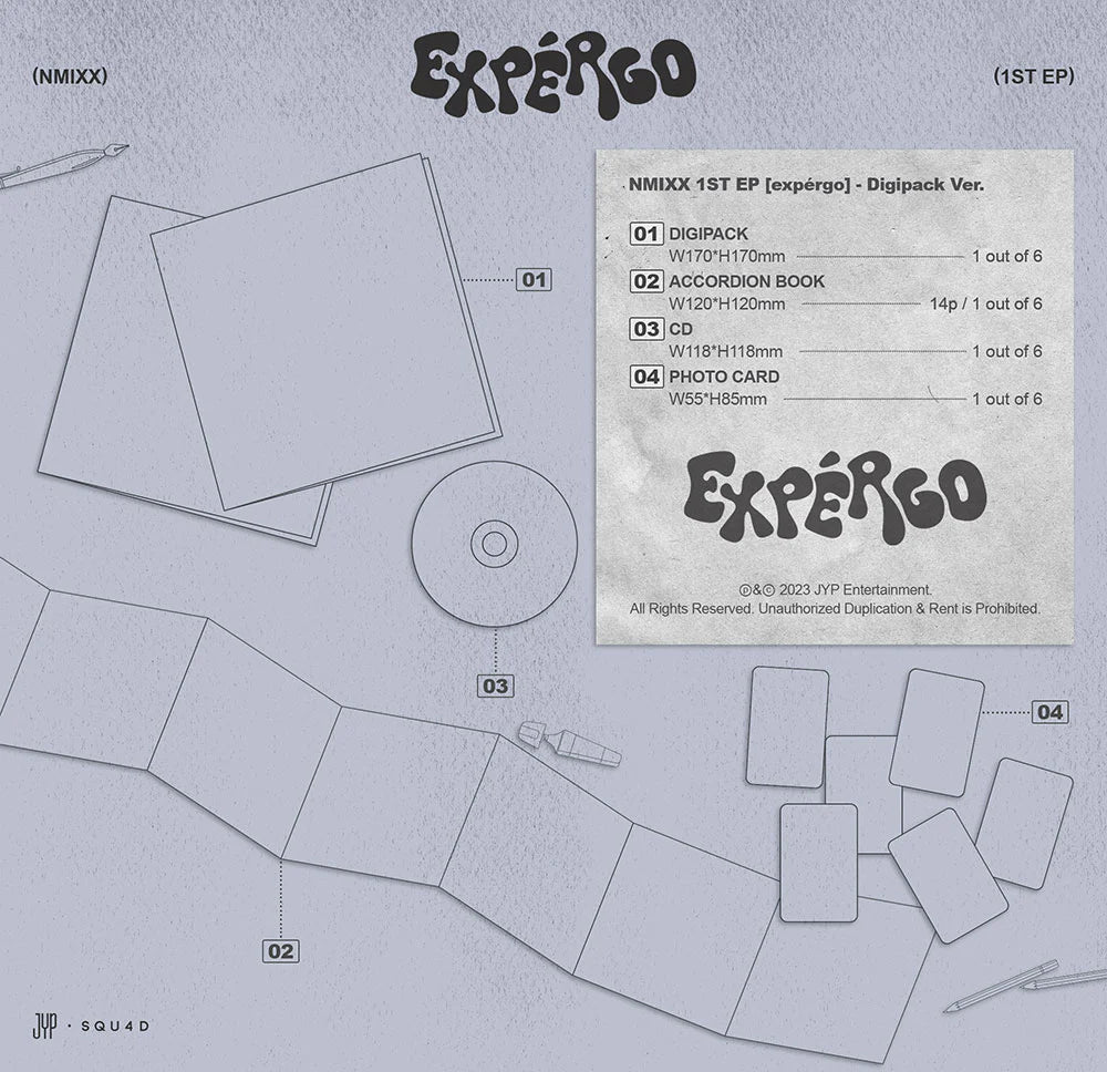 NMIXX - EXPERGO (1ST EP) DIGIPACK VER.
