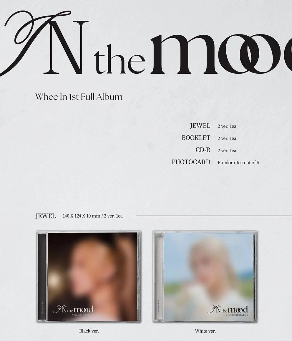 WHEE IN - IN THE MOOD (1ST FULL ALBUM) JEWEL VER.