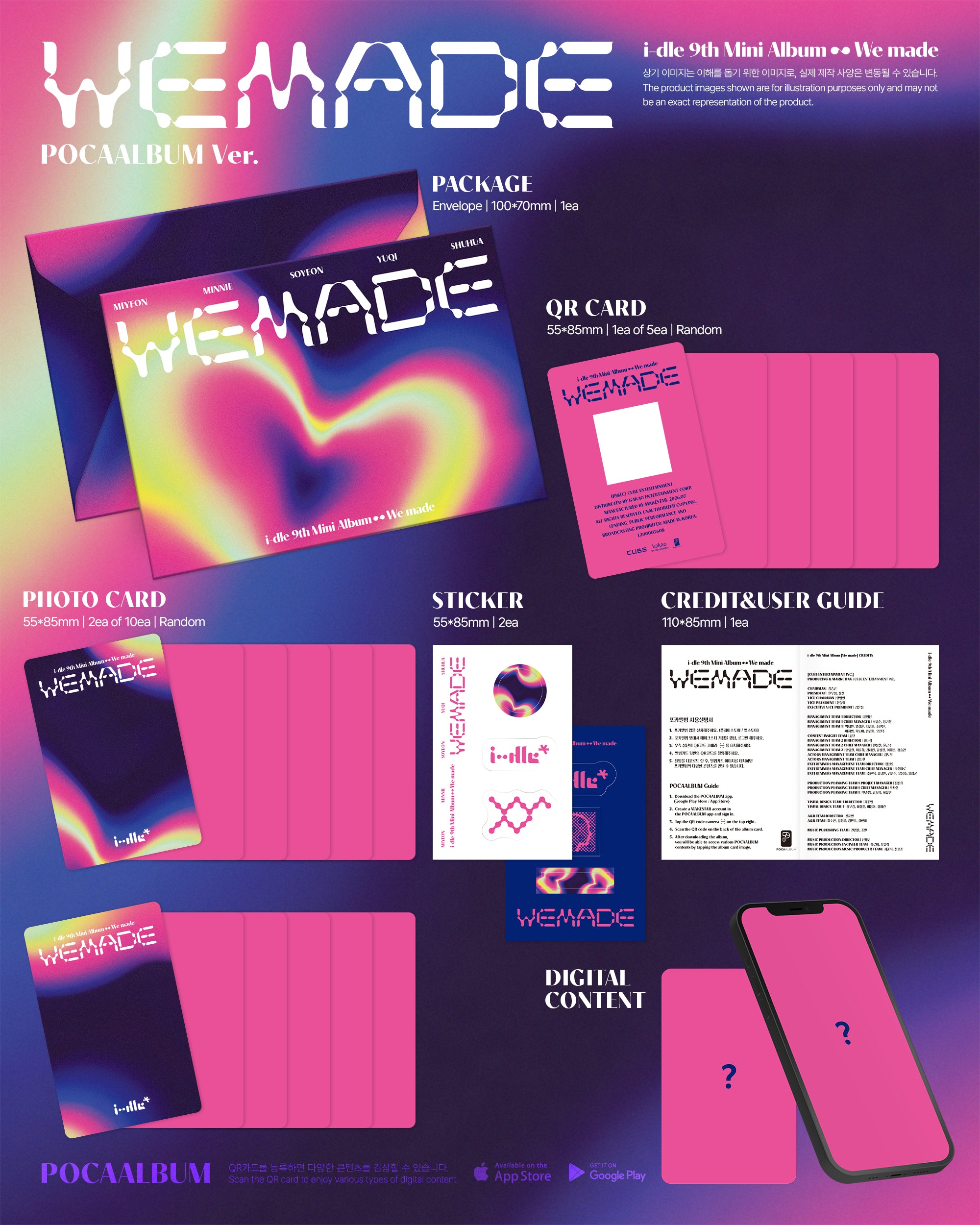 I-DLE - WE MADE (POCA ALBUM VER.)
