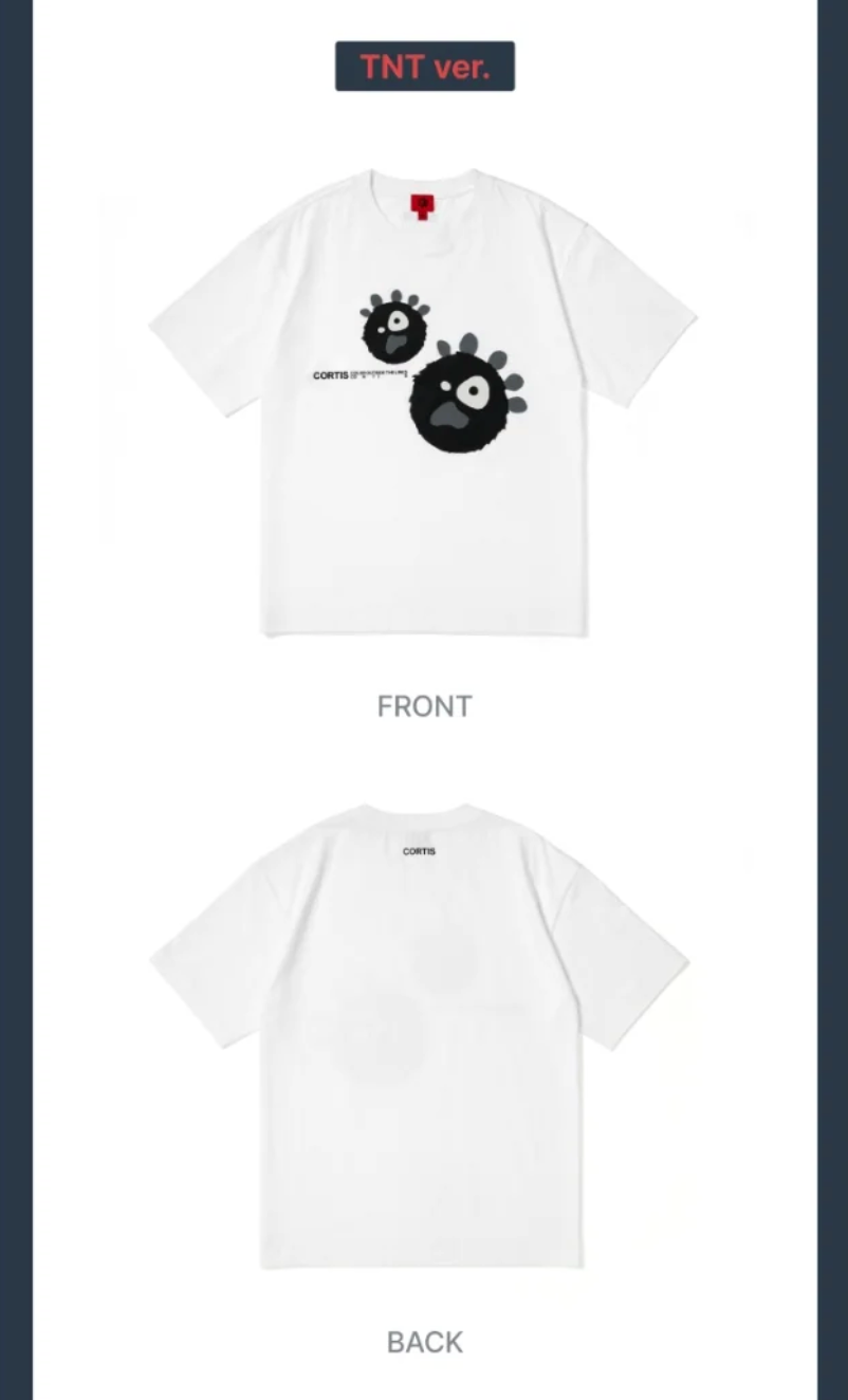 CORTIS - CORTIS BALL T-SHIRT ('26 CORTIS TOUR : PUT YOUR PHONE DOWN MD)