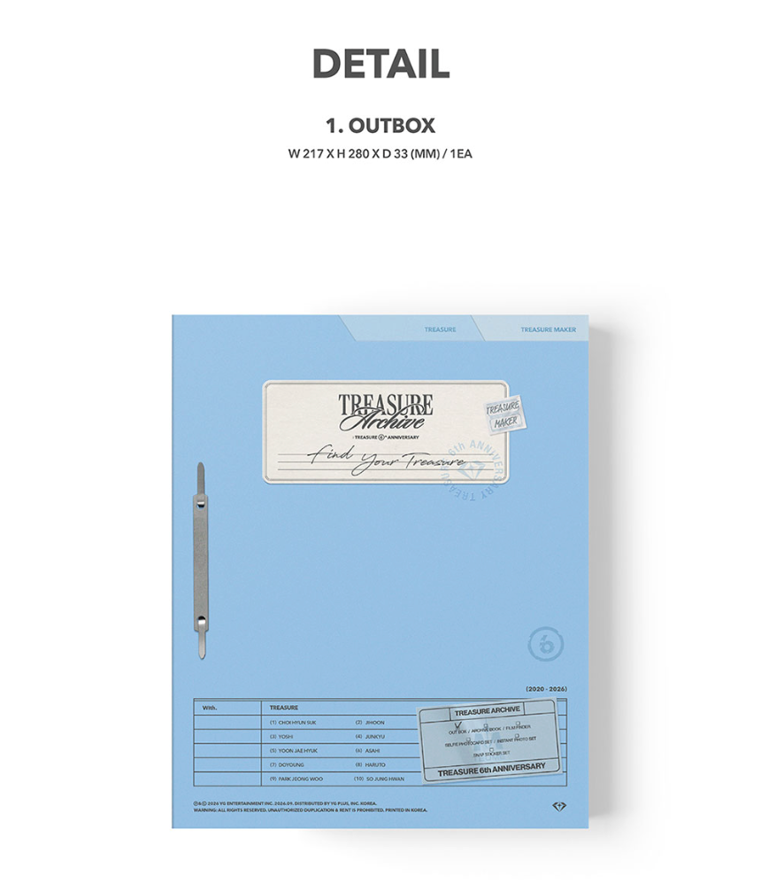 TREASURE - TREASURE ARCHIVE : TREASURE 6TH ANNIVERSARY