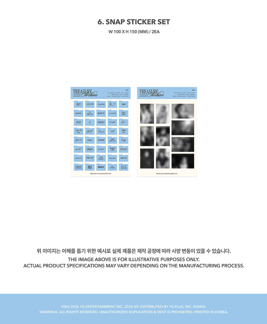 TREASURE - TREASURE ARCHIVE : TREASURE 6TH ANNIVERSARY