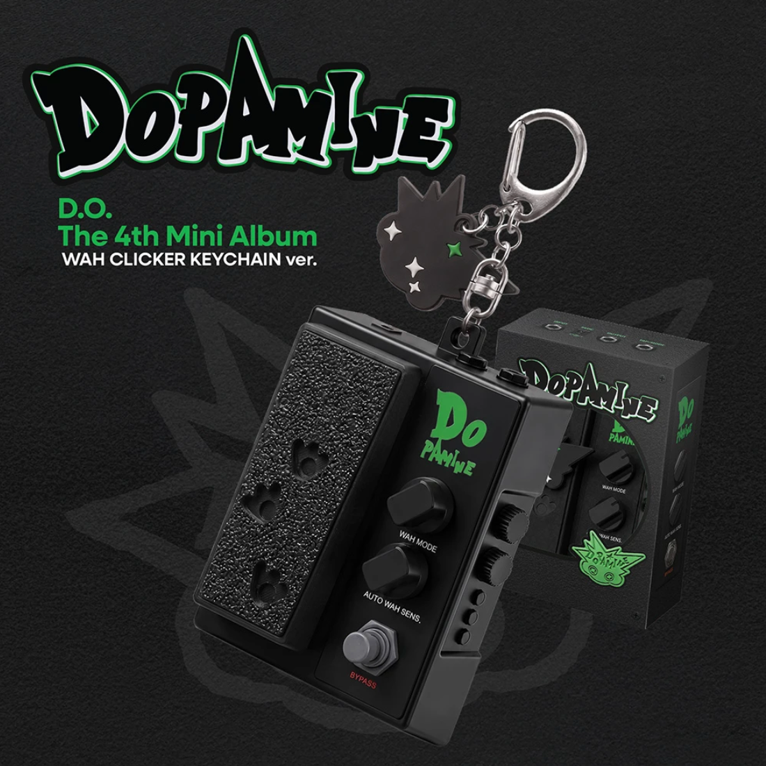 D.O. (EXO) - DOPAMINE (WAH CLICKER KEYCHAIN VER.) (LIMITED EDITION)