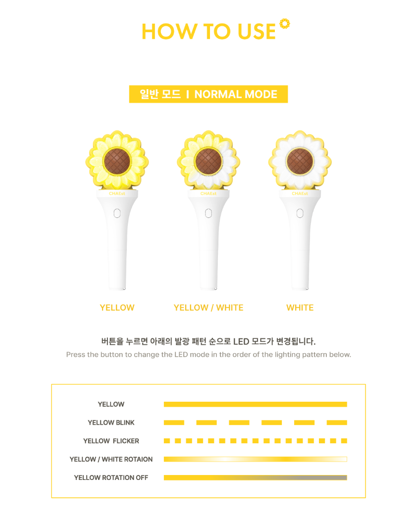 CHAE JONG HYEOP - OFFICIAL LIGHT STICK