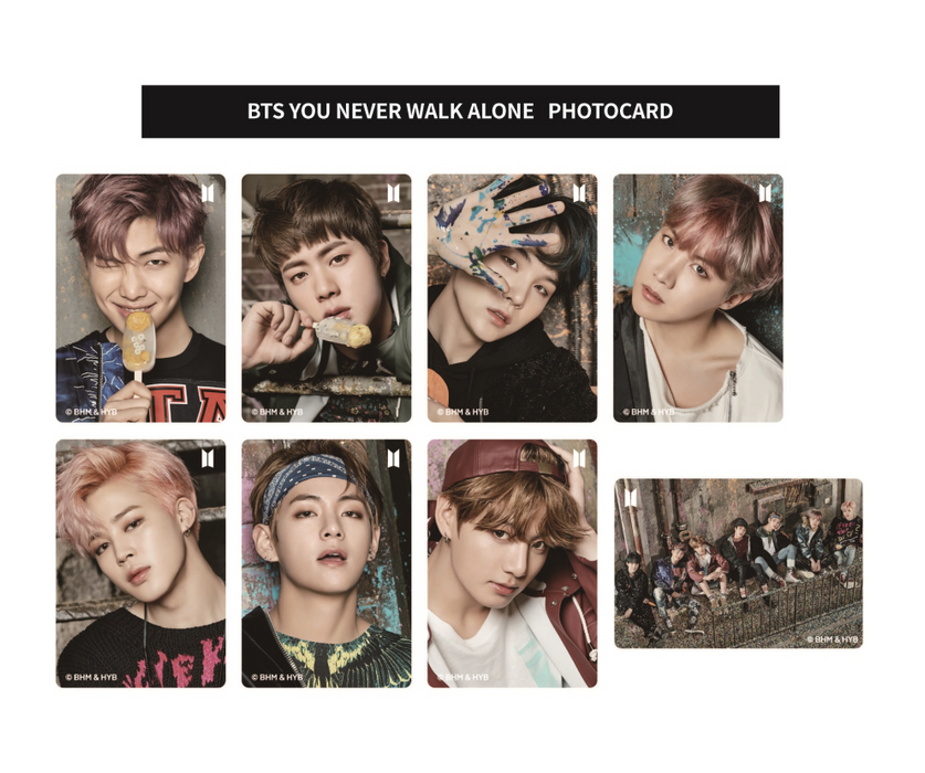 BTS - LENTICULAR POSTCARD (YOU NEVER WALK ALONE & WINGS)