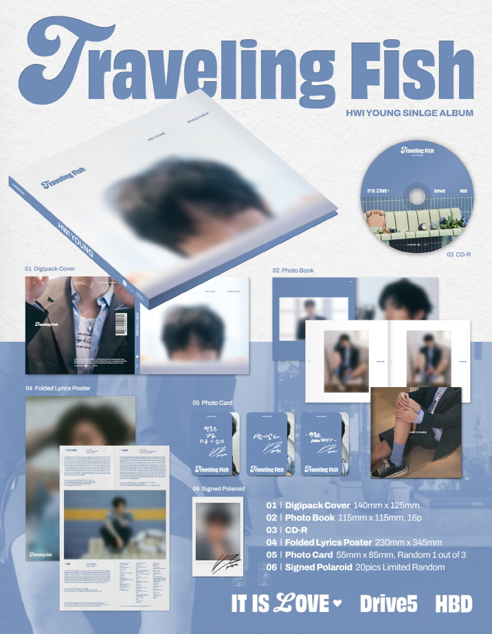 HWI YOUNG (SF9) - TRAVELING FISH (SINGLE ALBUM)