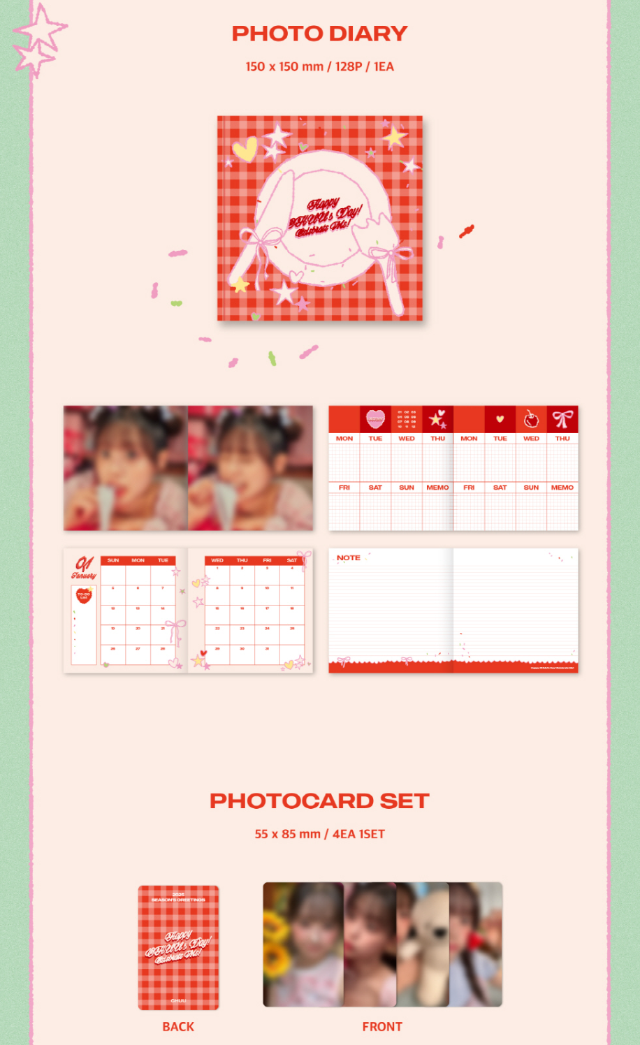 CHUU - 2025 SEASON'S GREETINGS (HAPPY CHUU'S DAY! CELEBRATE ME!)