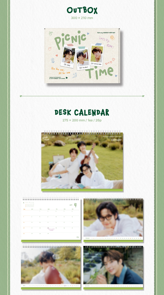 B1A4 - 2025 SEASON'S GREETINGS (PICNIC TIME)