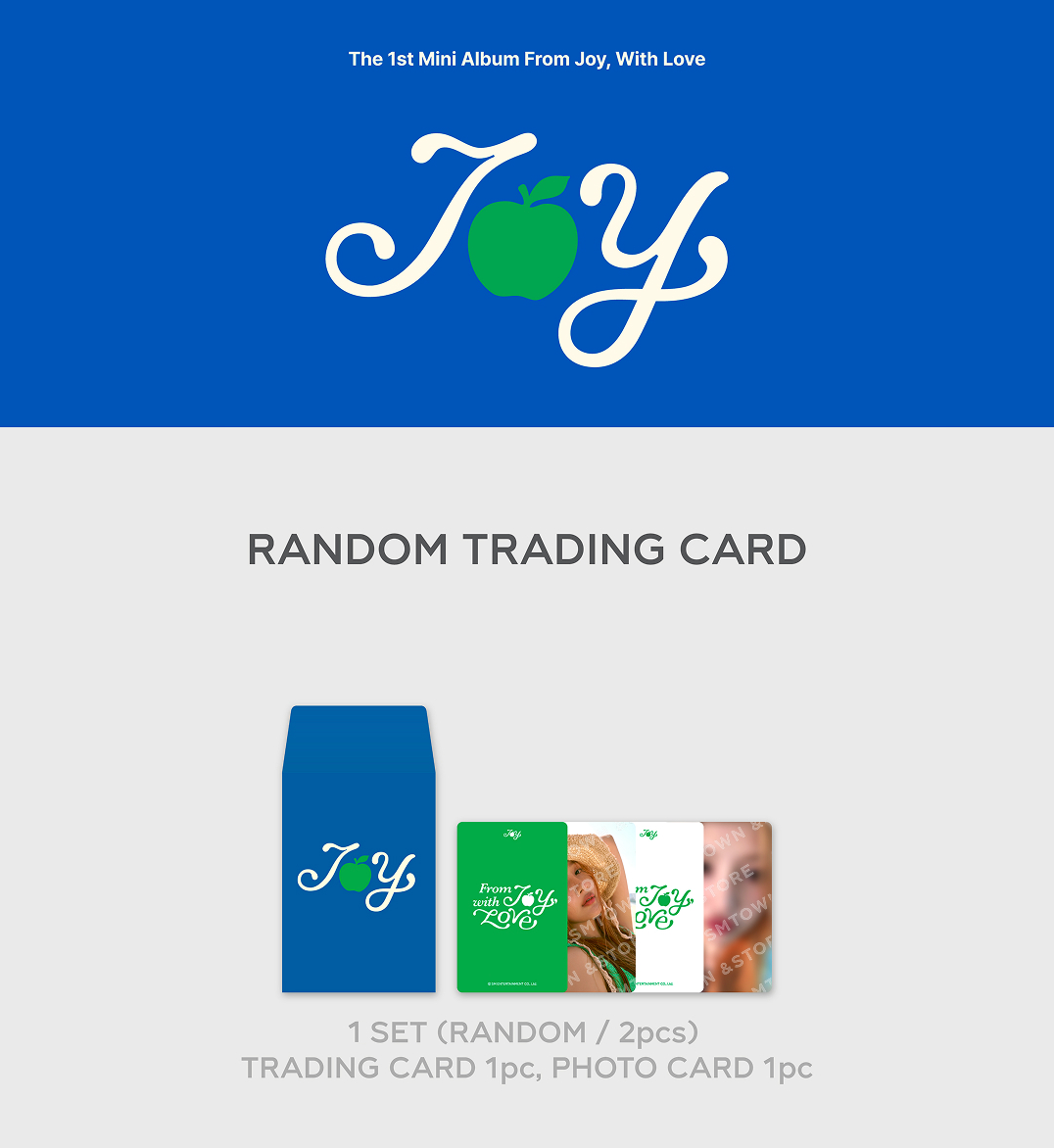 JOY (RED VELVET) - RANDOM TRADING CARD (FROM JOY, WITH LOVE)