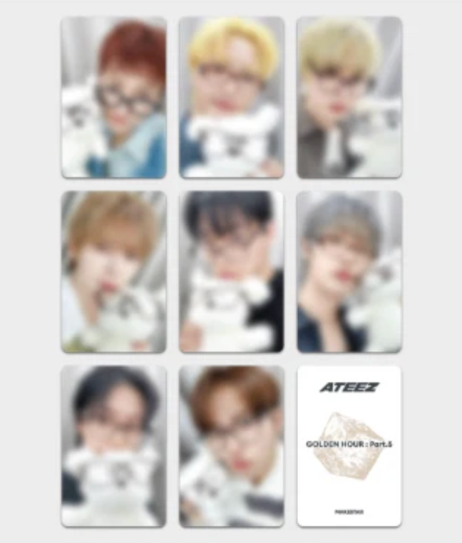 ATEEZ - GOLDEN HOUR : PART.5 (POCA ALBUM VER.) + Makestar Lucky Draw Gift