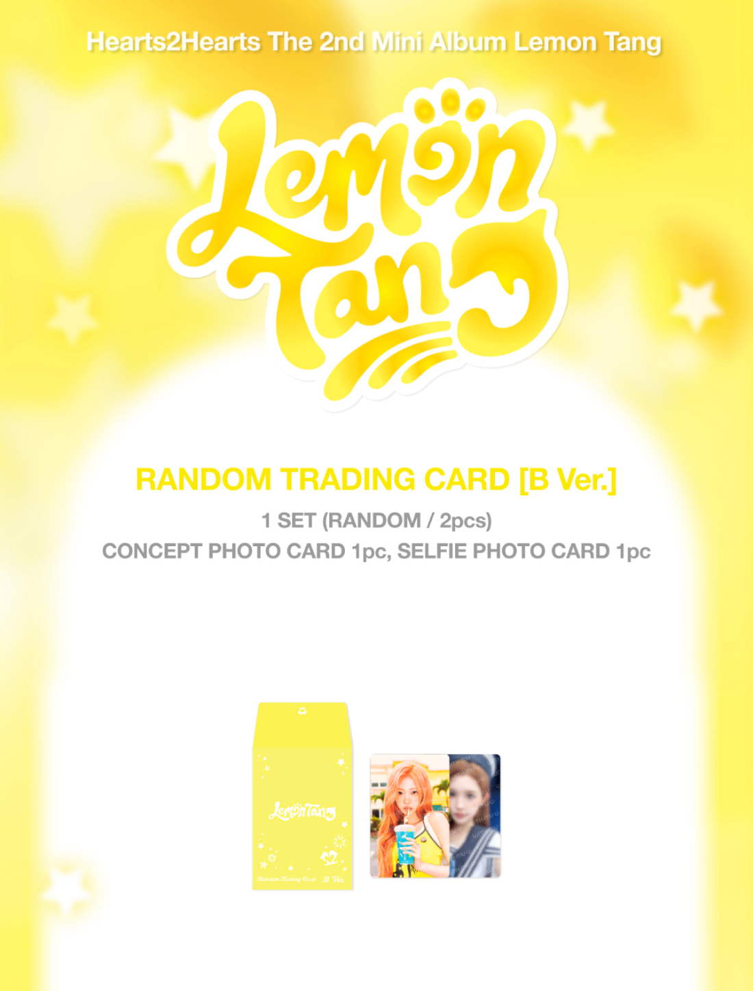 HEARTS2HEARTS - RANDOM TRADING CARD (LEMON TANG)