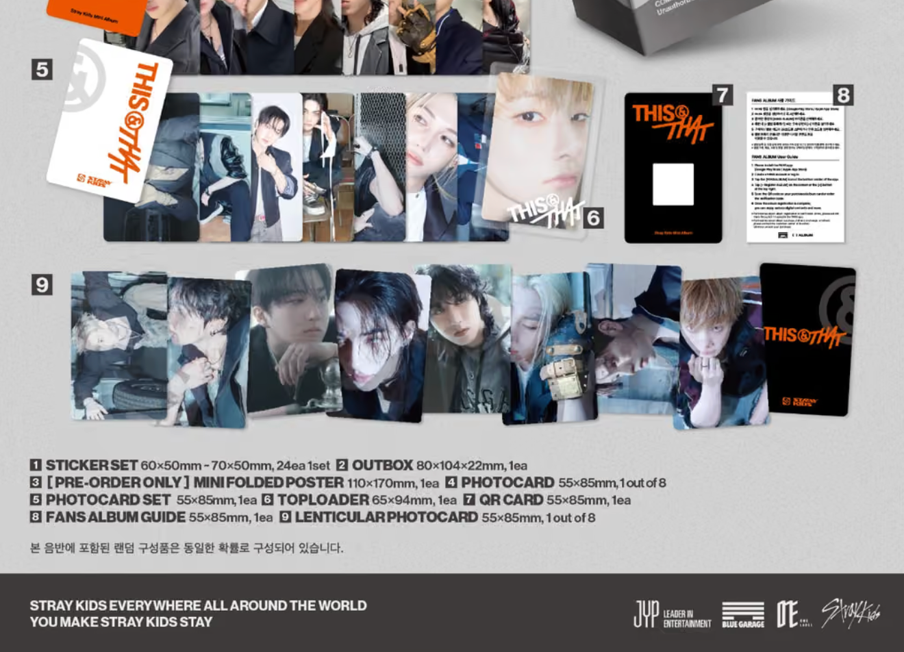 STRAY KIDS - THIS & THAT (FANS ALBUM VER.)