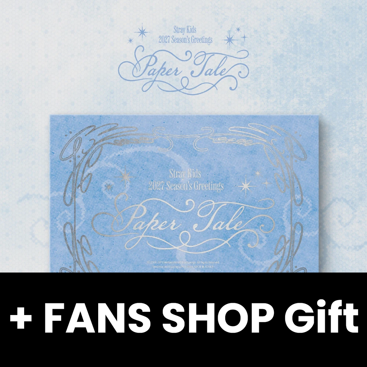 STRAY KIDS - 2027 SEASON'S GREETINGS (PAPER TALE) + FANS SHOP Gift