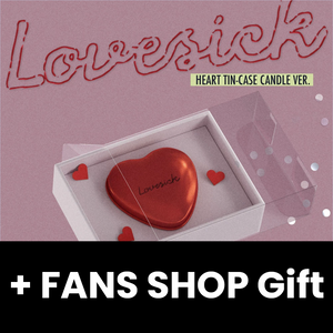 CHAERYEONG (ITZY) - LOVESICK (HEART TIN-CASE CANDLE VER.) + FANS SHOP Gift