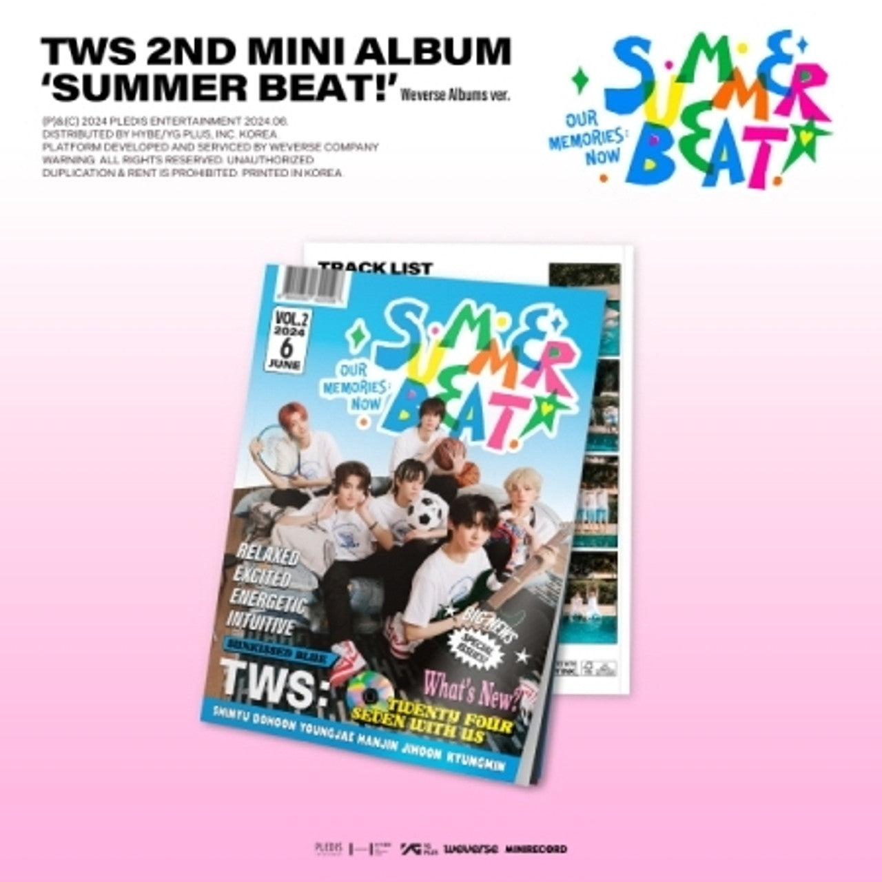 TWS - SUMMER BEAT! (2ND MINI ALBUM) WEVERSE ALBUMS VER.