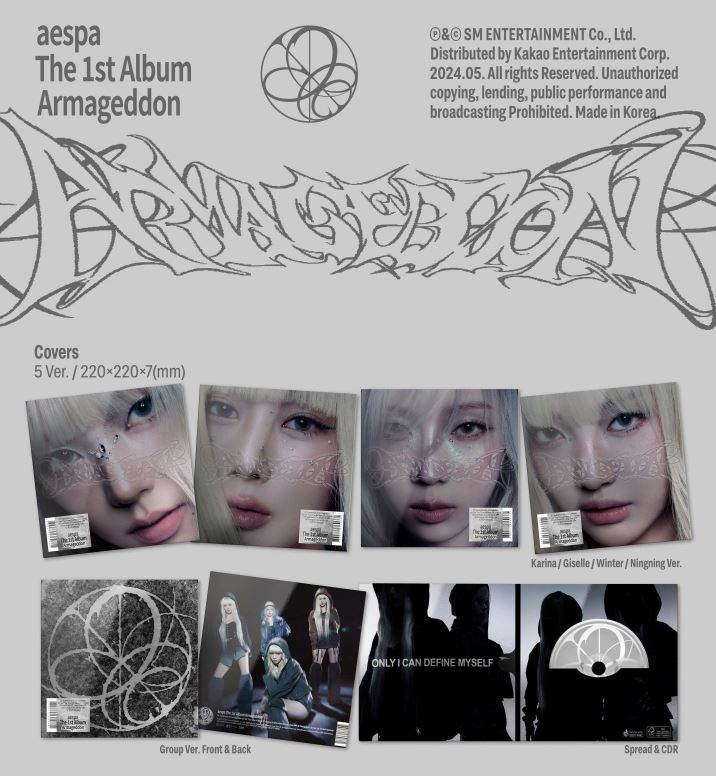 AESPA - ARMAGEDDON (THE 1ST ALBUM) MY POWER VER. 2ND LUCKY DRAW Nolae