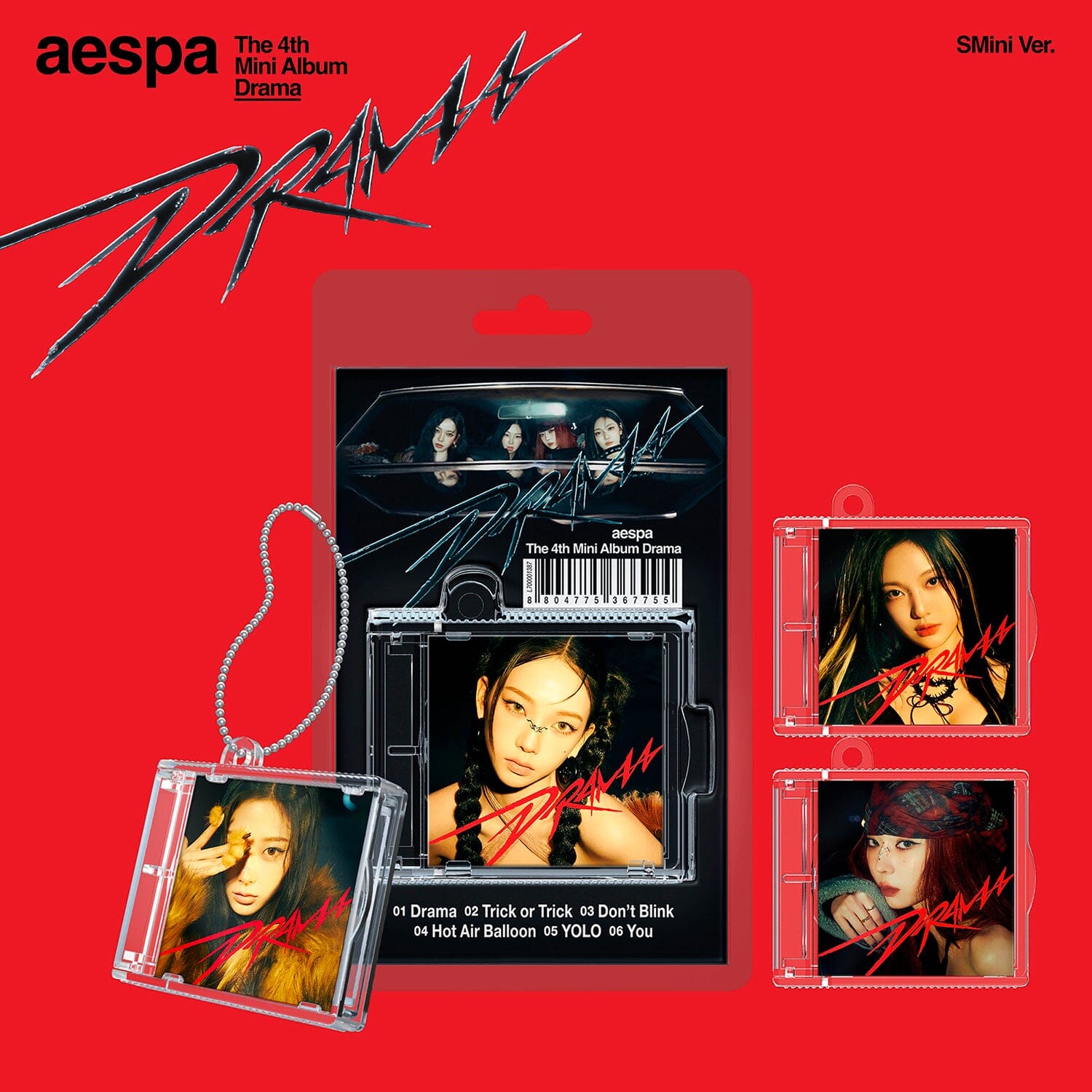 AESPA - DRAMA (4TH MINI ALBUM) SMINI VER. Nolae