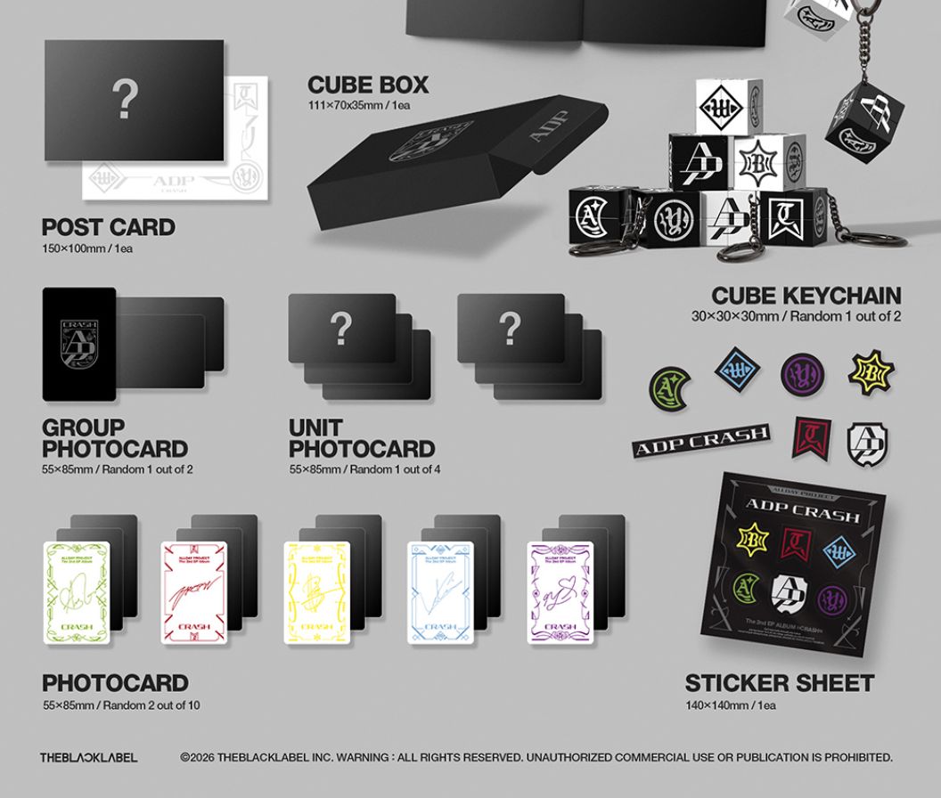 ALLDAY PROJECT - CRASH (COMPLETE VER.) + Weverse Lucky Draw Gift Nolae
