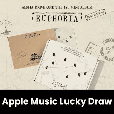 ALPHA DRIVE ONE - EUPHORIA (STAR ROAD VER.) + Apple Music Lucky Draw Photocard Nolae