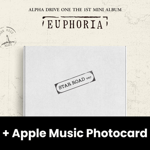 ALPHA DRIVE ONE - EUPHORIA (STAR ROAD VER.) + Apple Music Photocard Nolae