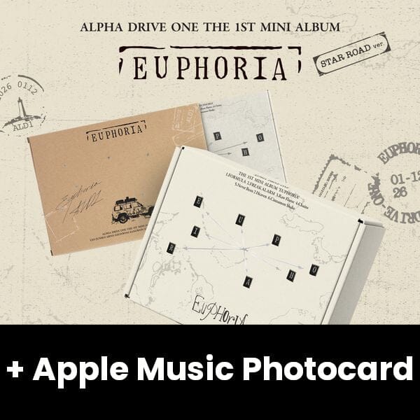 ALPHA DRIVE ONE - EUPHORIA (STAR ROAD VER.) + Apple Music Photocard Nolae