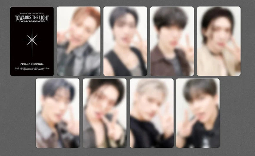 ATEEZ - 2025 WORLD TOUR 'TOWARDS THE LIGHT : WILL TO POWER' FINALE IN SEOUL (PLAYCODE) + KQ SHOP Gift Nolae