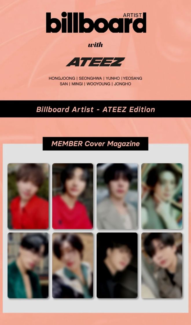ATEEZ - BILLBOARD ARTIST (ATEEZ EDITION MAGAZINE) Nolae