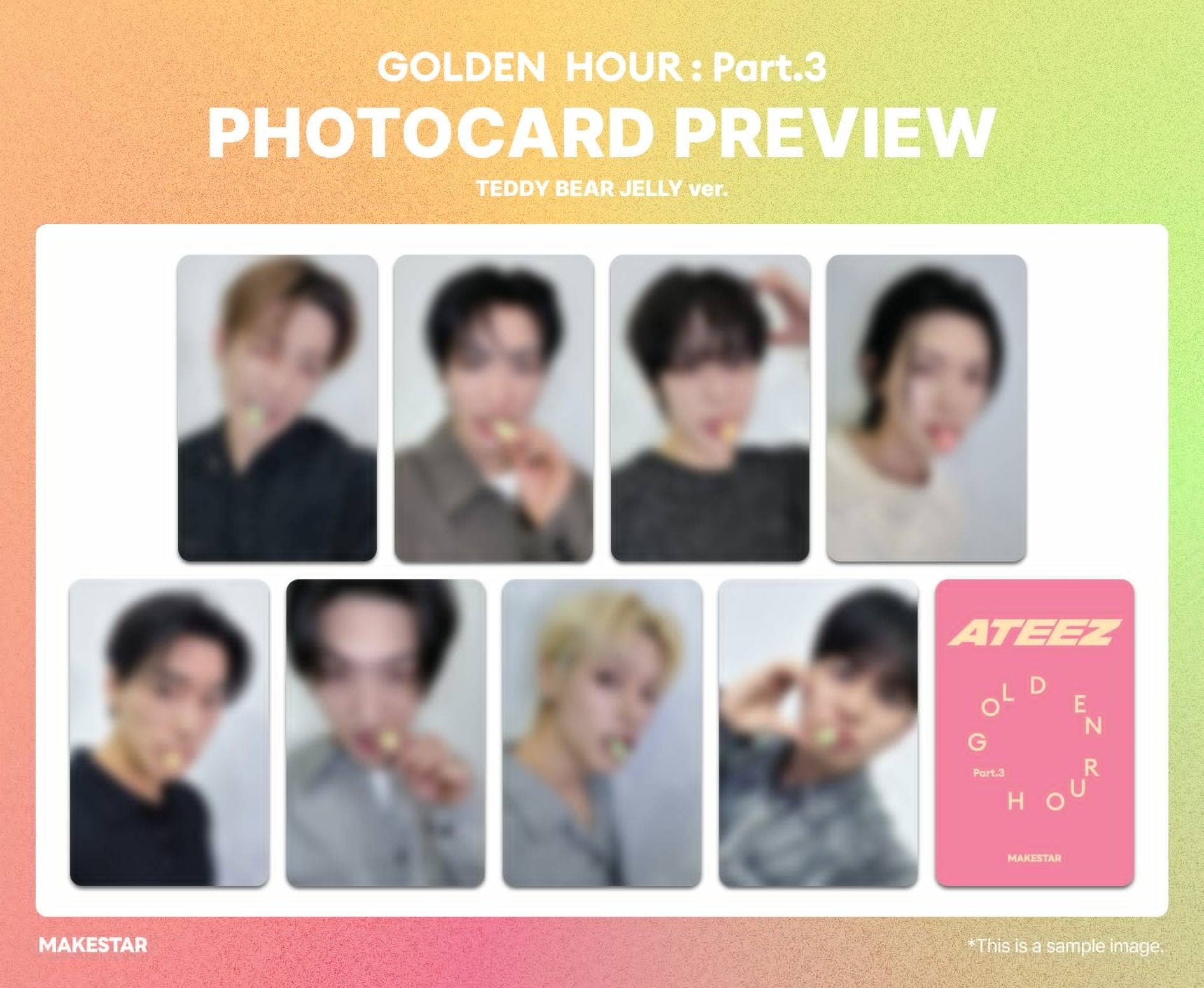 ATEEZ - GOLDEN HOUR : PART.3 (POCA ALBUM VER.) + Makestar