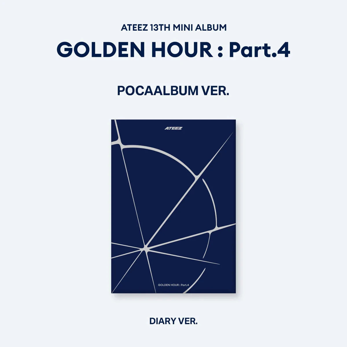 ATEEZ - GOLDEN HOUR : PART.4 (POCA ALBUM) SET + TOKTOQ Gift Nolae