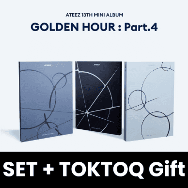 ATEEZ - GOLDEN HOUR : PART.4 SET + TOKTOQ Gift Nolae