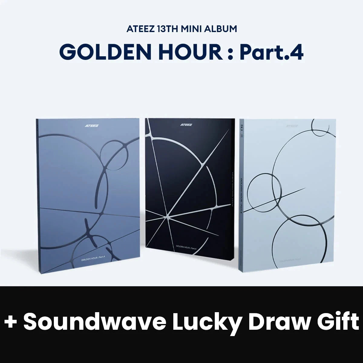ATEEZ - GOLDEN HOUR : PART.4 + Soundwave Lucky Draw Gift Nolae